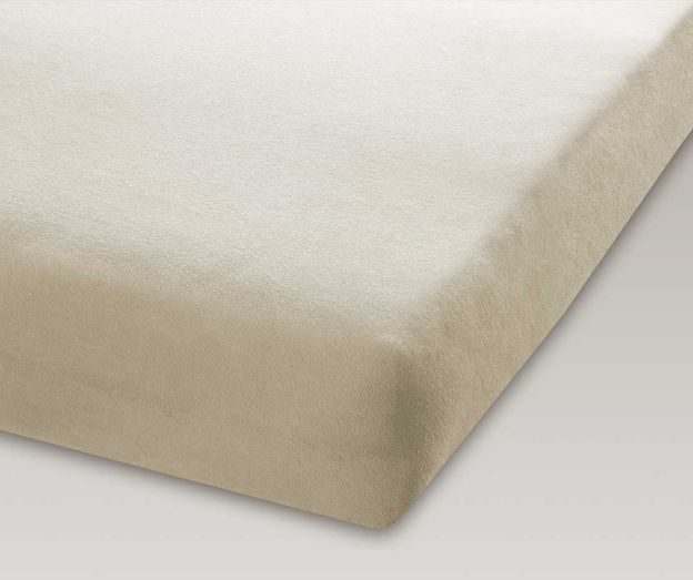 Frotteefixleintuch für Praxisliegen 65-75x200 elfenbein