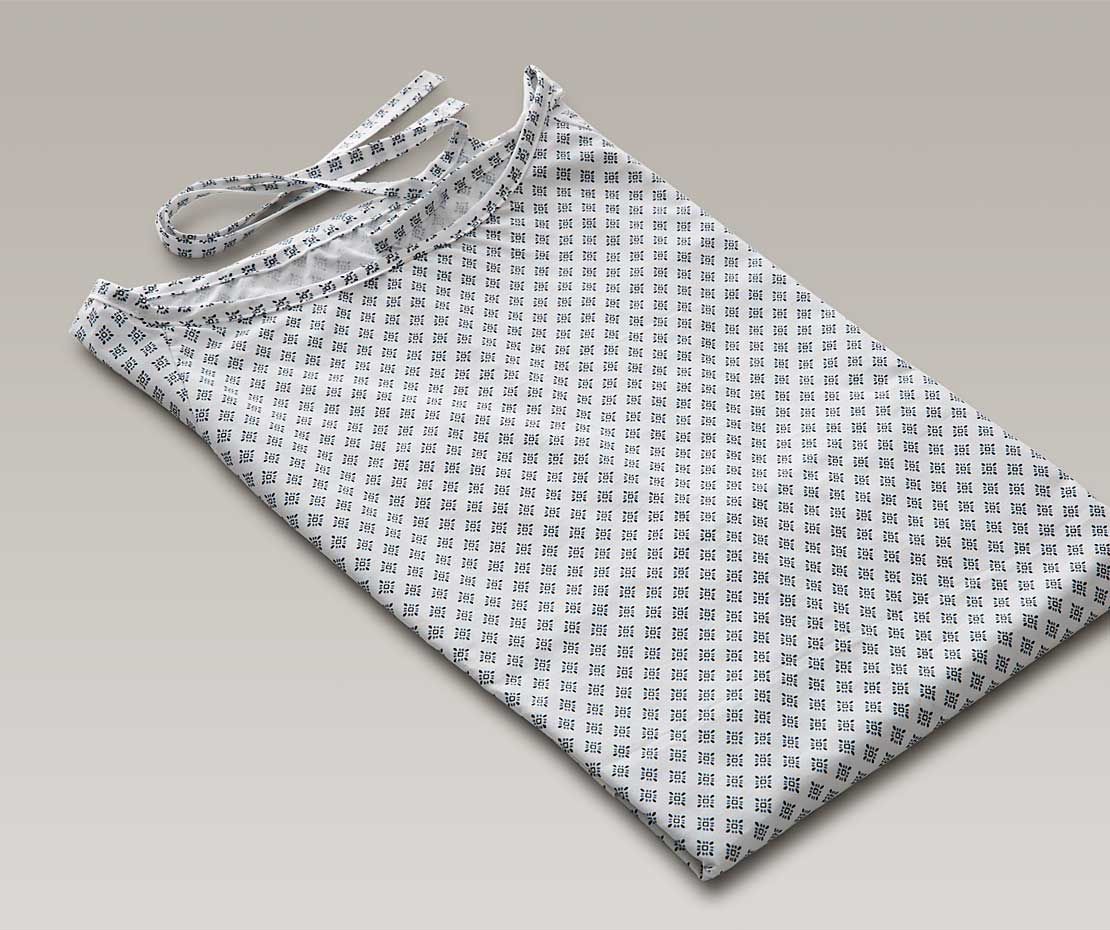 Patientenhemd ohne Knöpfe One Size -