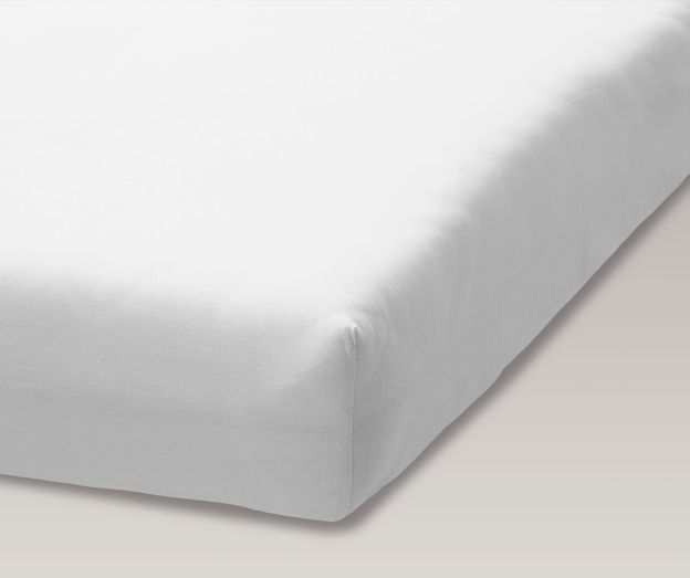 Singlejersey Fixleintuch 90-100x200 weiss