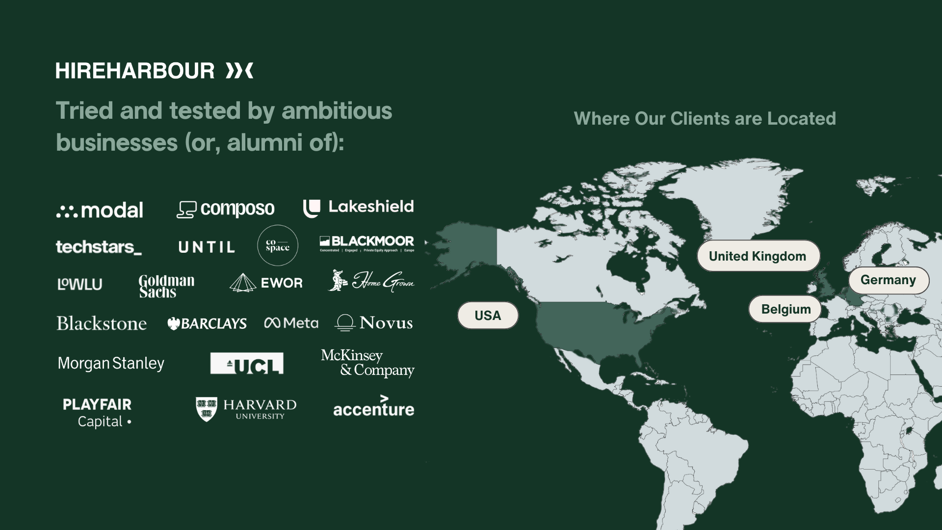 HireHarbour trusted by PE firms