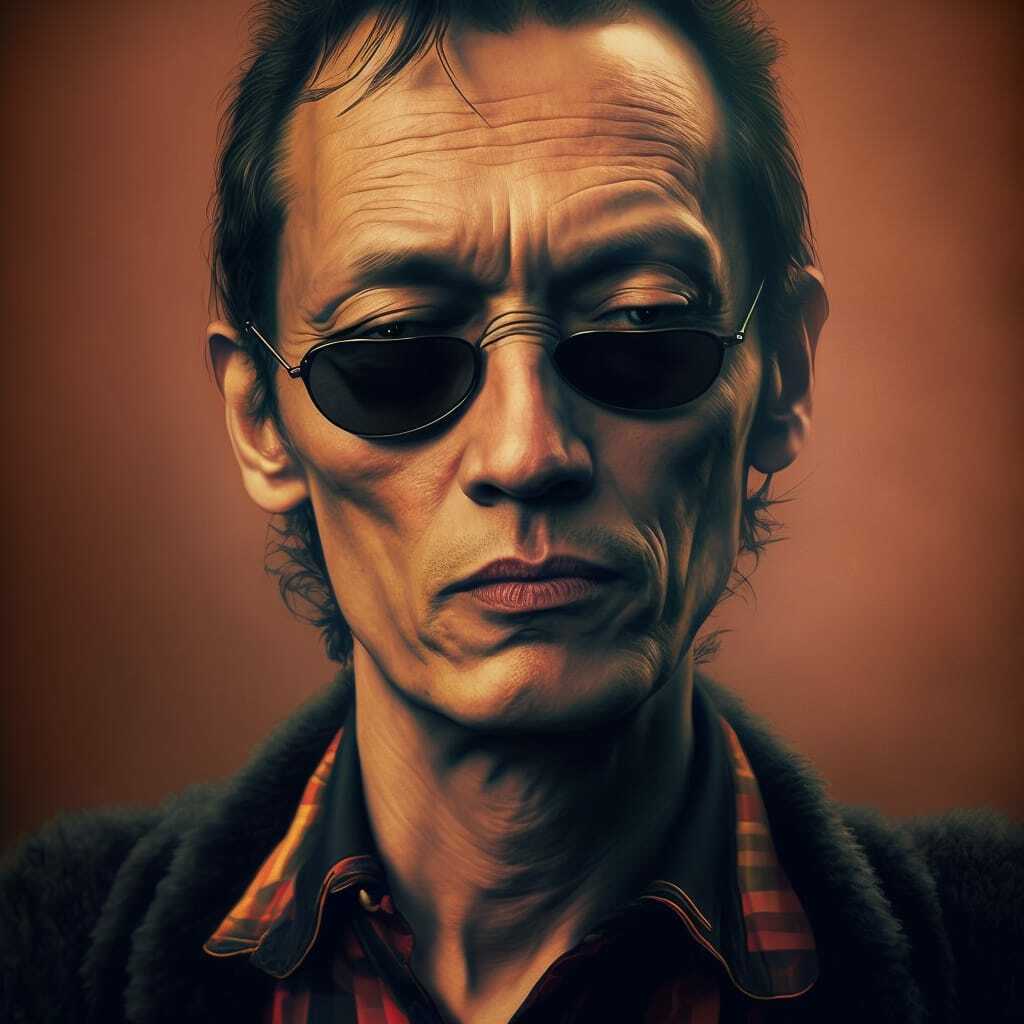 Midjourney prompt for Wong Kar Wai movie character, showcasing prompt engineering, detail attention, AI image generation techniques.