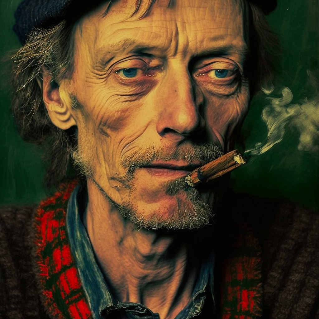 Midjourney prompt for portrait generation, showcasing detail attention, composition, and artistic style techniques.