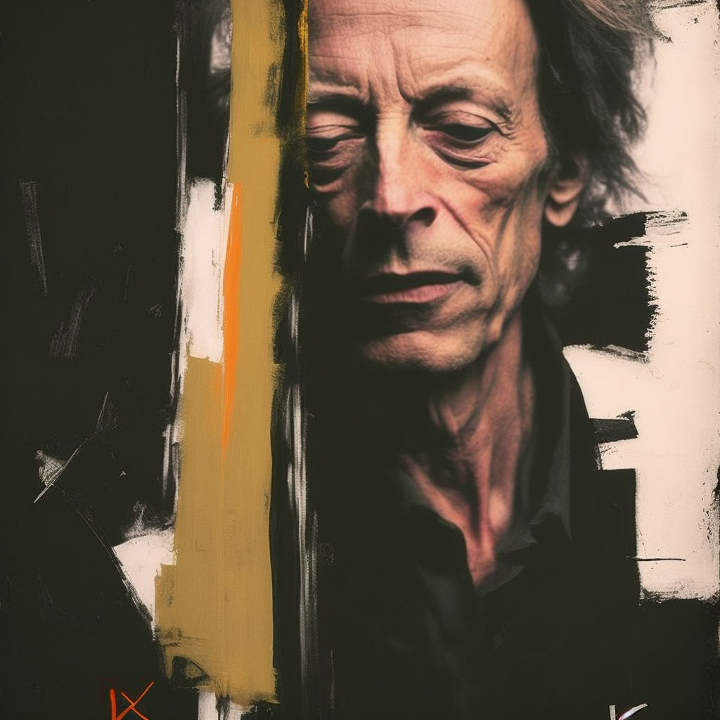 Midjourney prompt featuring portrait style by Franz Kline, emphasizing detail attention, composition, and blending techniques in AI image generation.