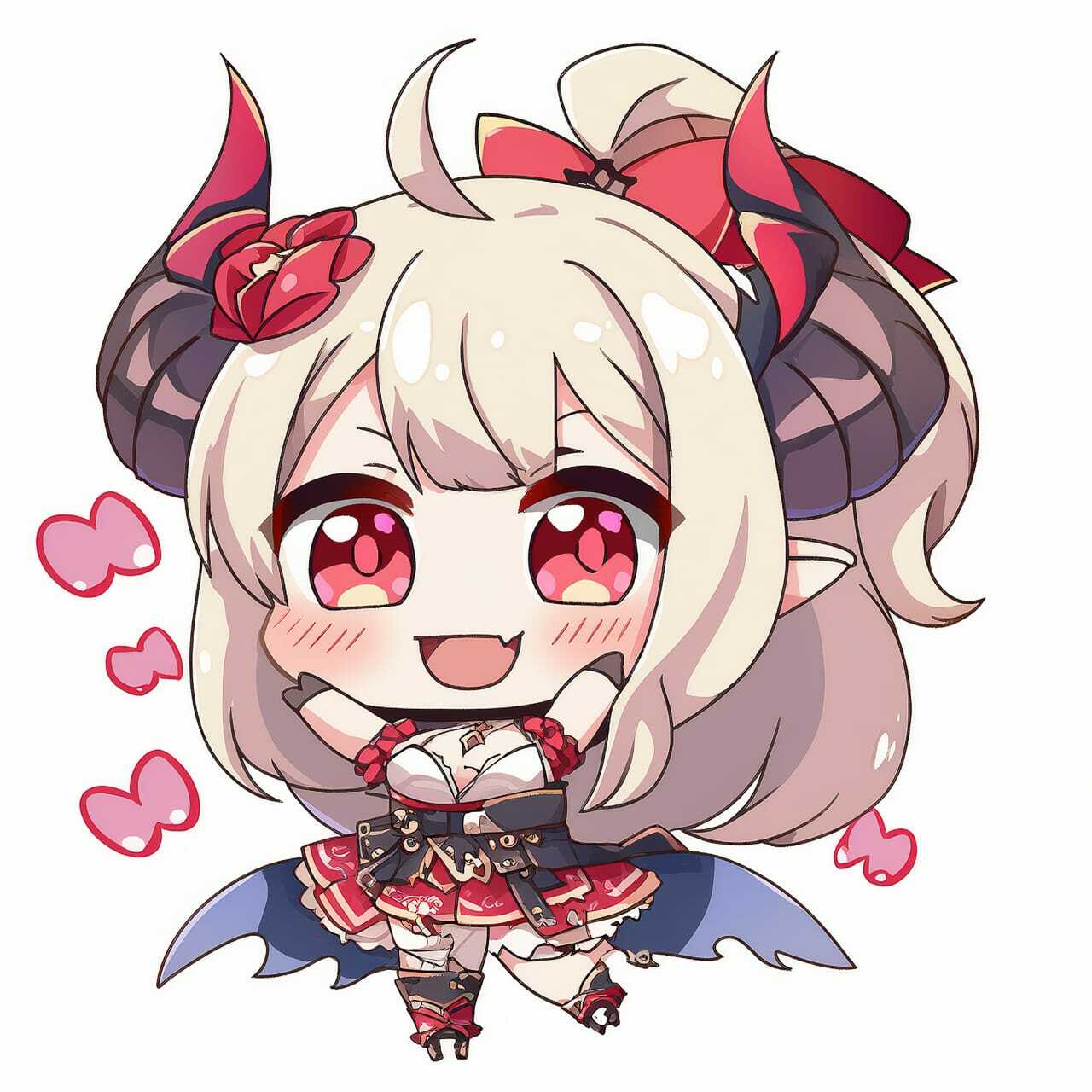 Chibi character design showcasing Midjourney prompt engineering for anime styles, featuring playful elements and vibrant colors.