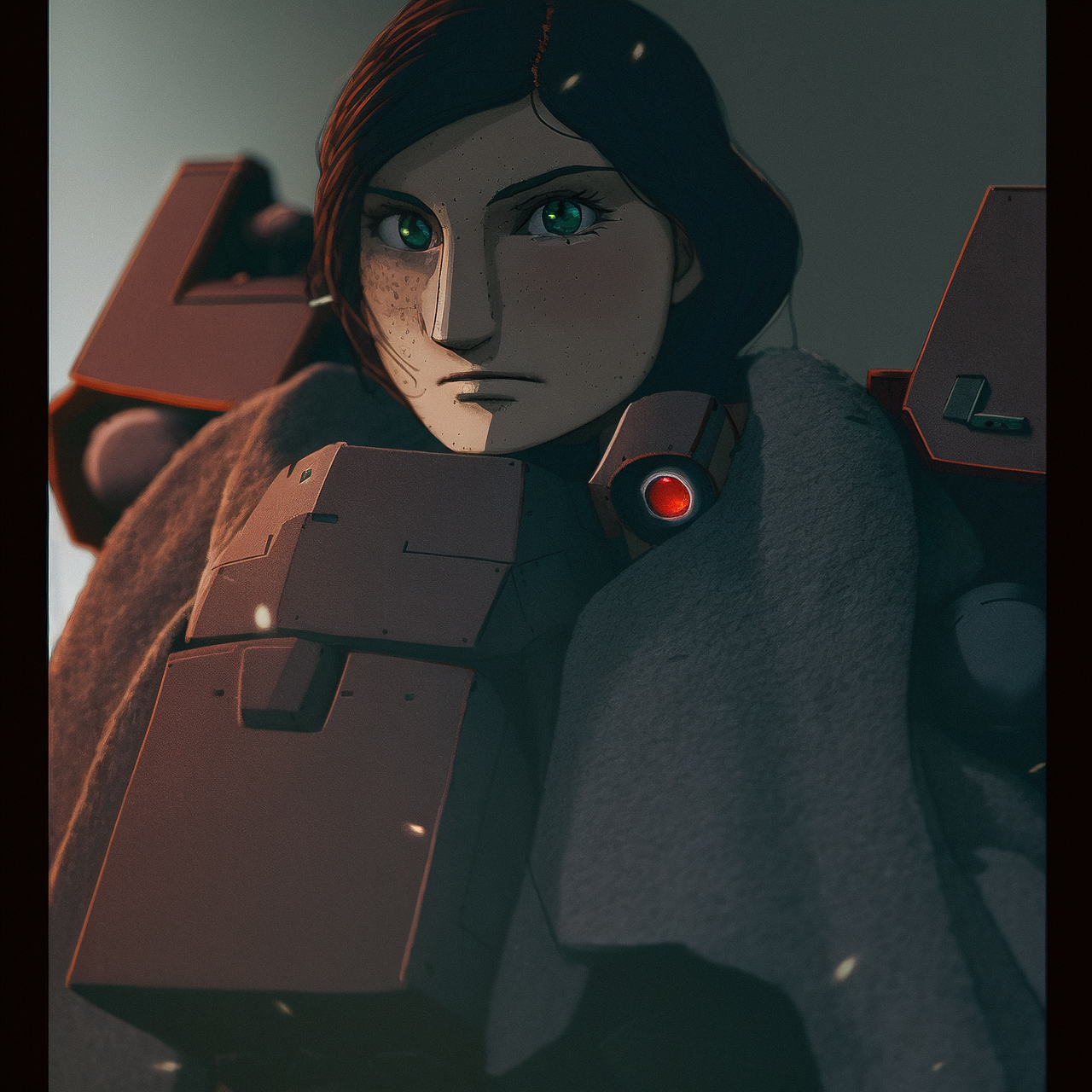 Mecha anime style illustration showcasing character design using Midjourney prompt techniques for anime styles.