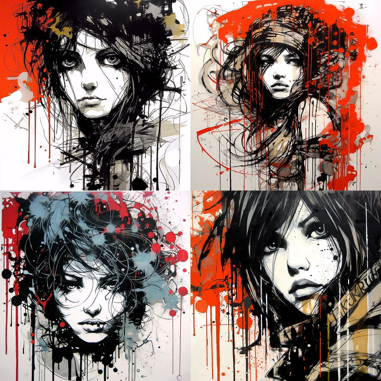Midjourney prompt showcasing artistic styles, photorealism, and coherence in V5.1 illustrations by Jim Mahfood.