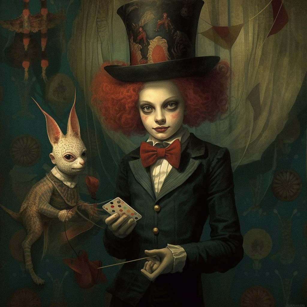 Midjourney prompt: trickster --v 5.1, showcasing artistic styles, photorealism, coherence in text-to-image generation.