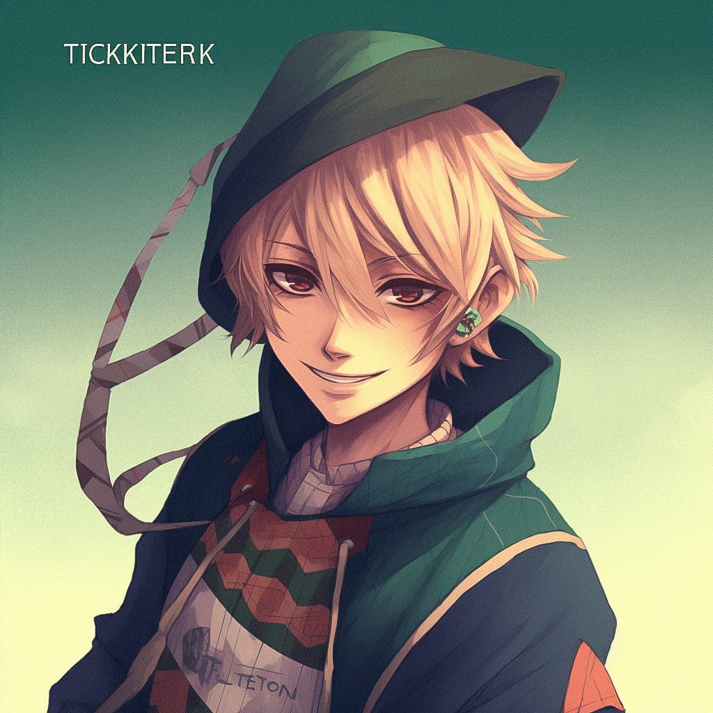 Midjourney prompt for character design, showcasing artistic style and details in anime illustration.