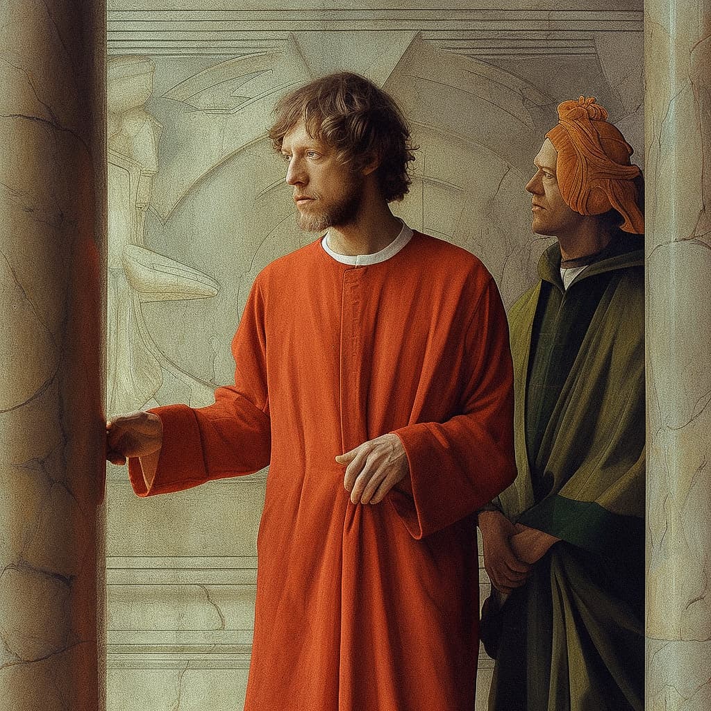 Midjourney prompt showcasing V5.1 features: photorealism, coherence, artistic styles, by Masaccio --v 5.1