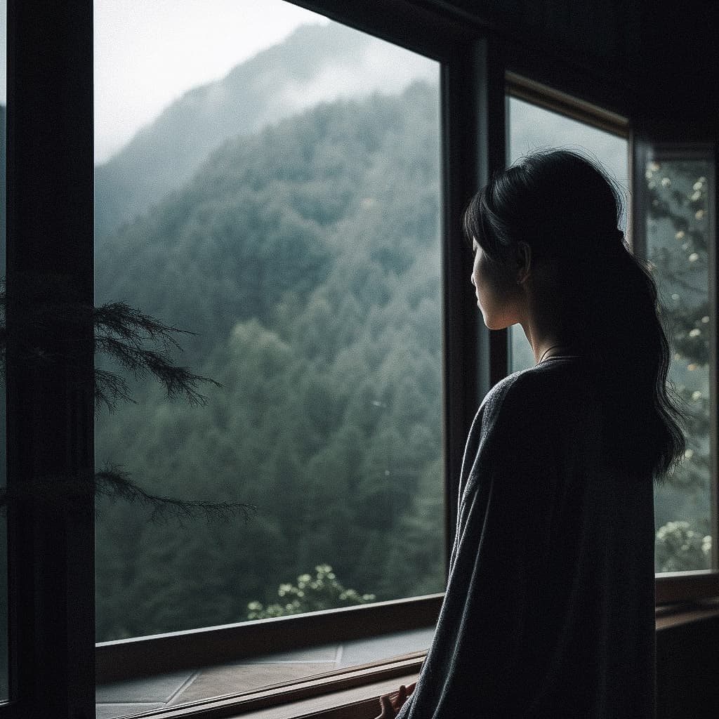 Midjourney prompt showcasing photorealism, coherence, and artistic styles in landscape imagery.