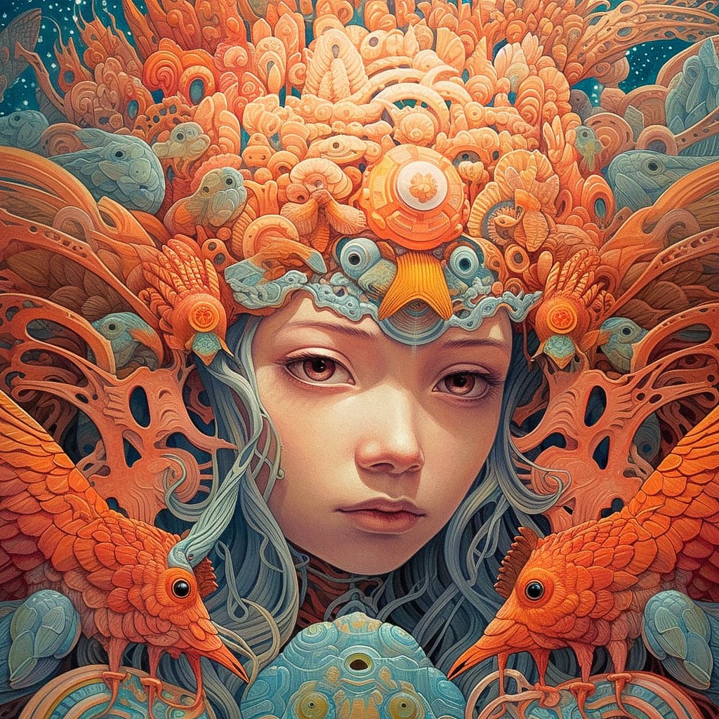 Intricacy --v 5.1, Midjourney prompt showcasing photorealism, coherence, artistic styles, enhanced detail, RAW Mode features.