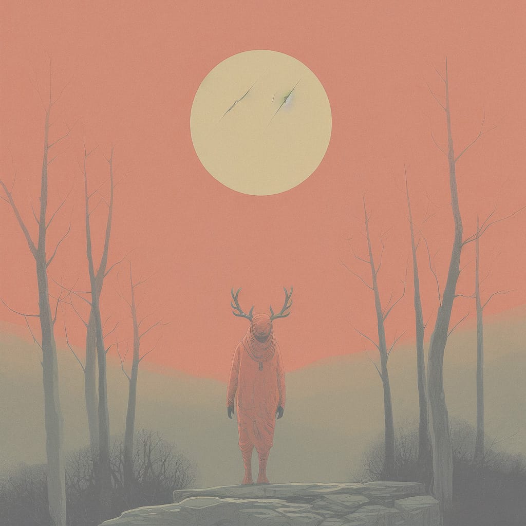 Chernobog artwork using Midjourney prompt with style gDrl2Gro02qs1, showcasing unique style creation in Version 5.2.