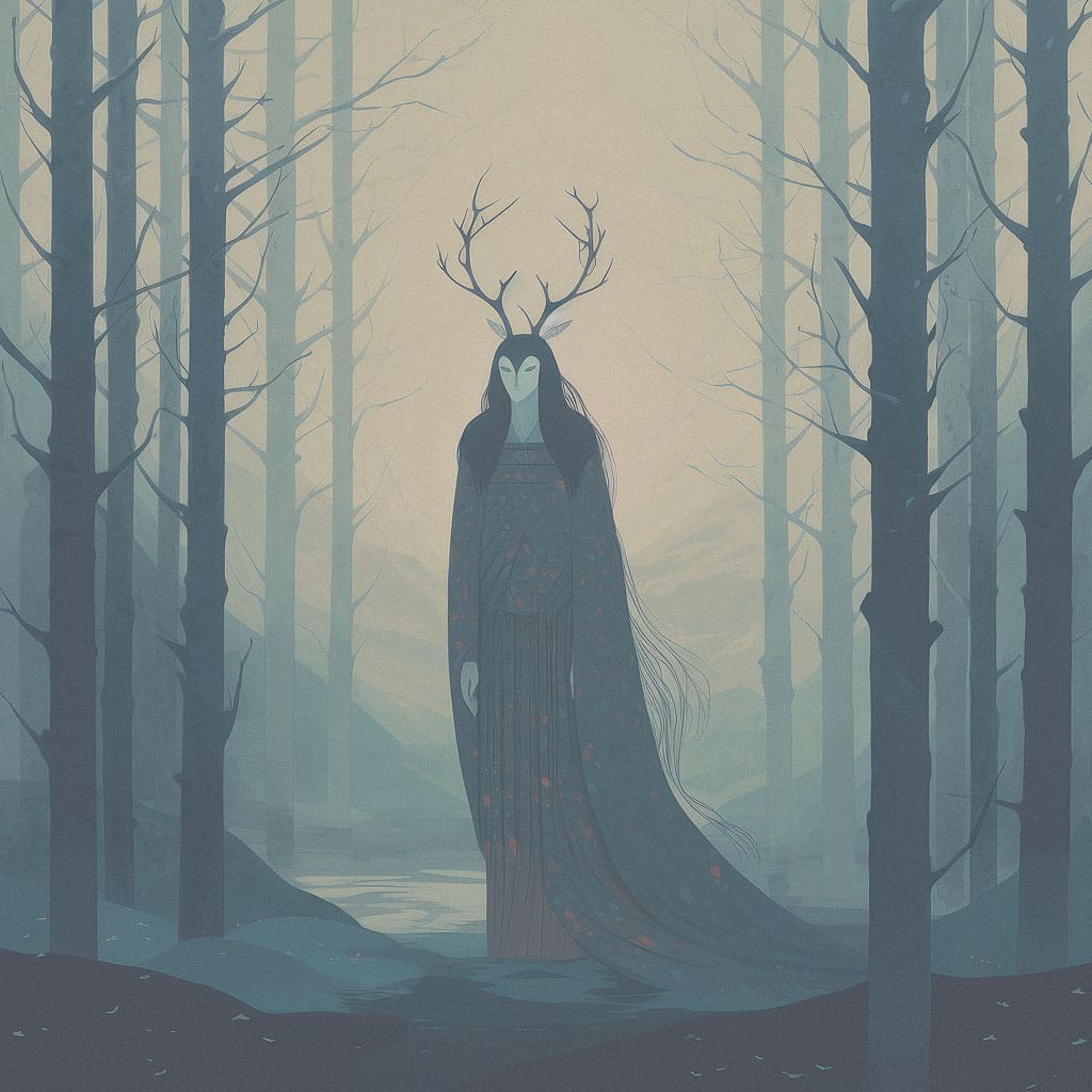 Chernobog character design using Midjourney prompt with Style Tuner for unique art style in Version 5.2.
