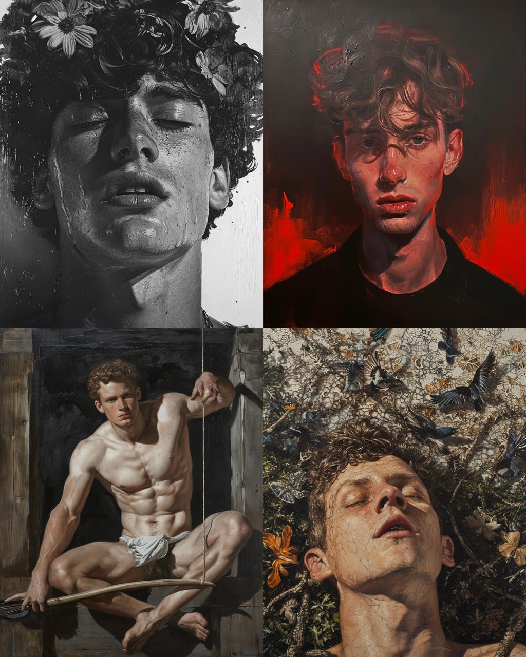 Midjourney prompt examples showcasing hyperrealism, artistic styles, and prompt accuracy in V6 image generation.