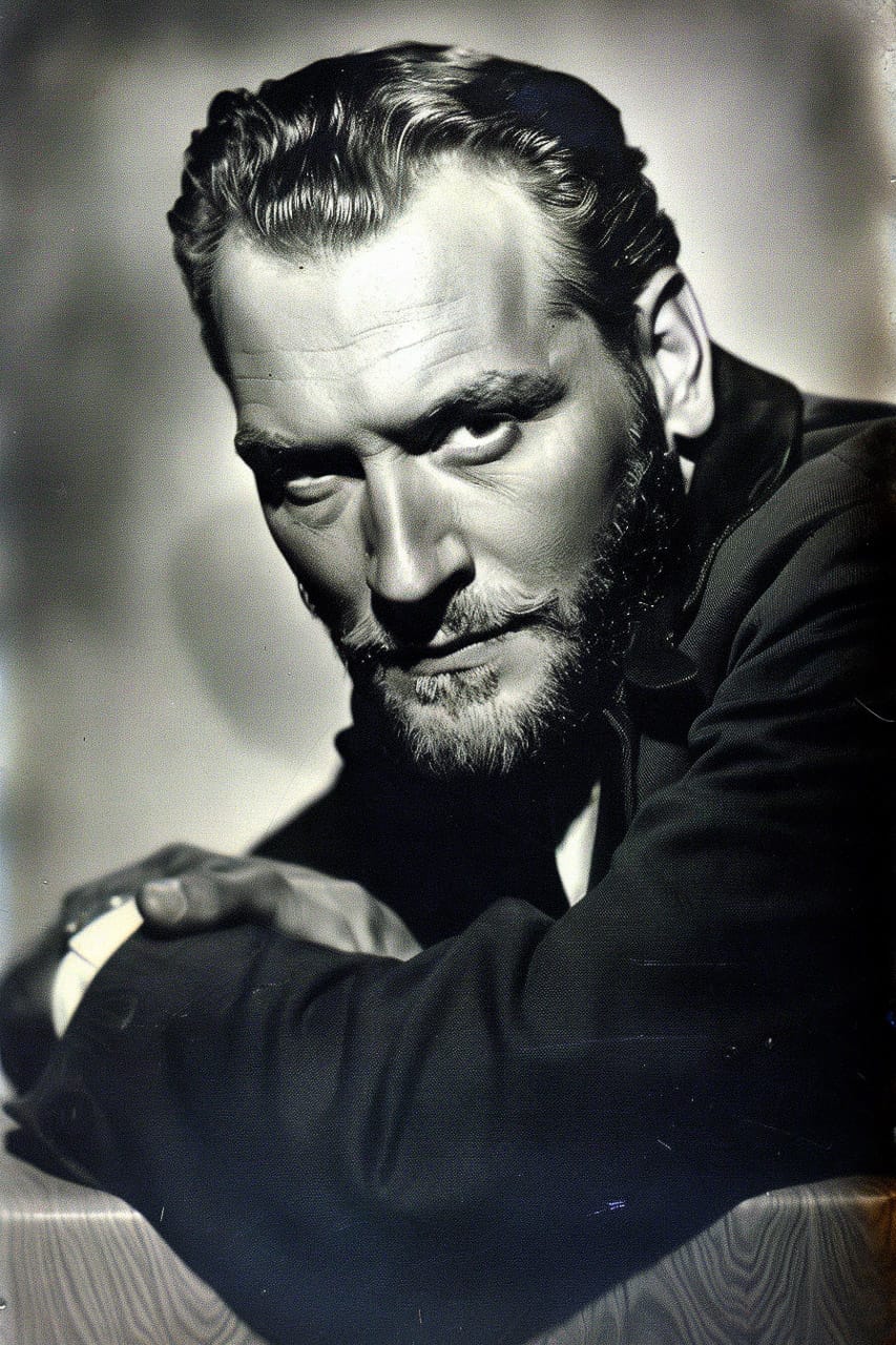 Portrait of man using Midjourney prompt for vintage photographic style referencing. --sref, --sw, --iw for creative influence control.