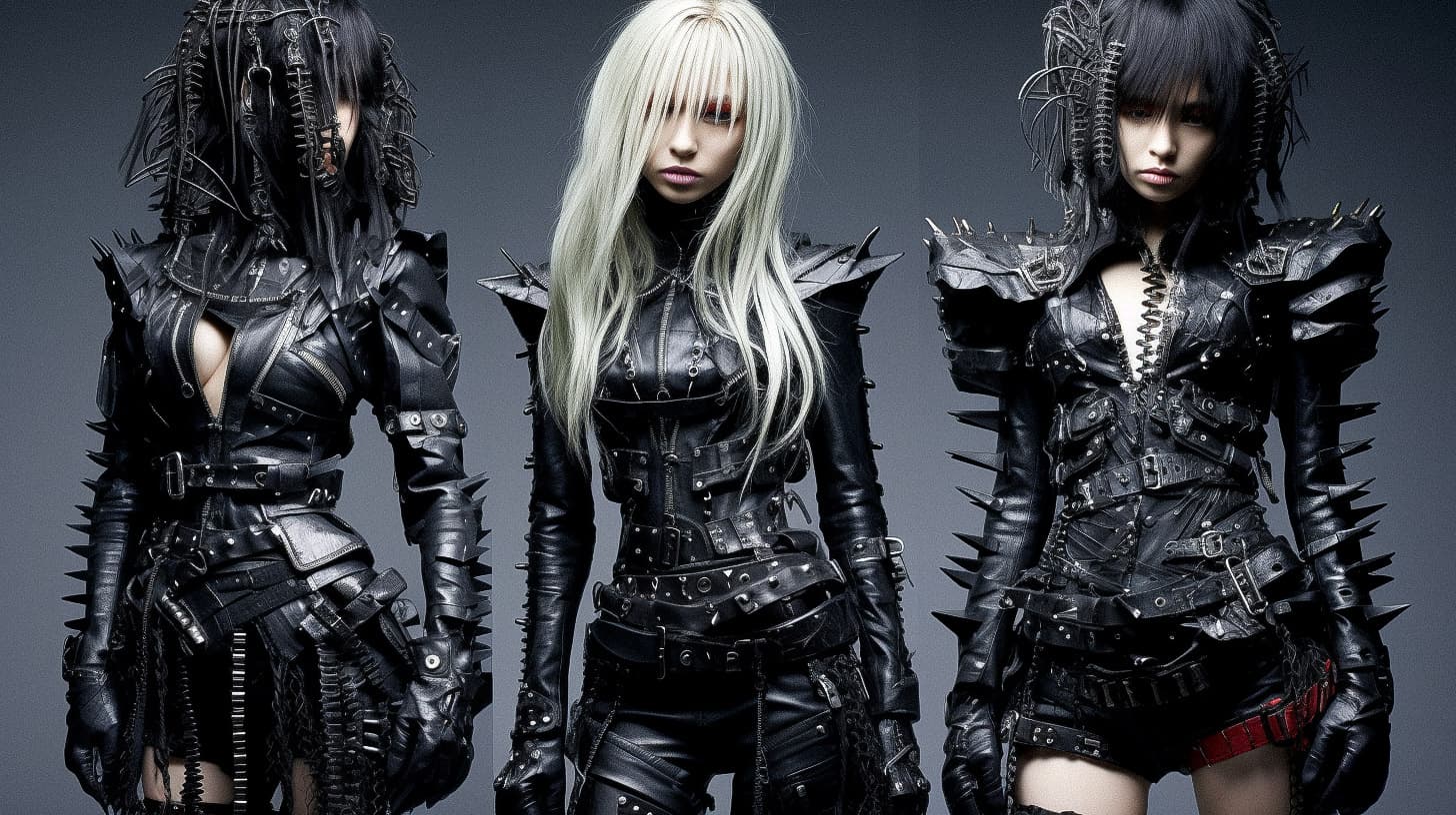 Cybergoth fashion Midjourney style | Andrei Kovalev's Midlibrary