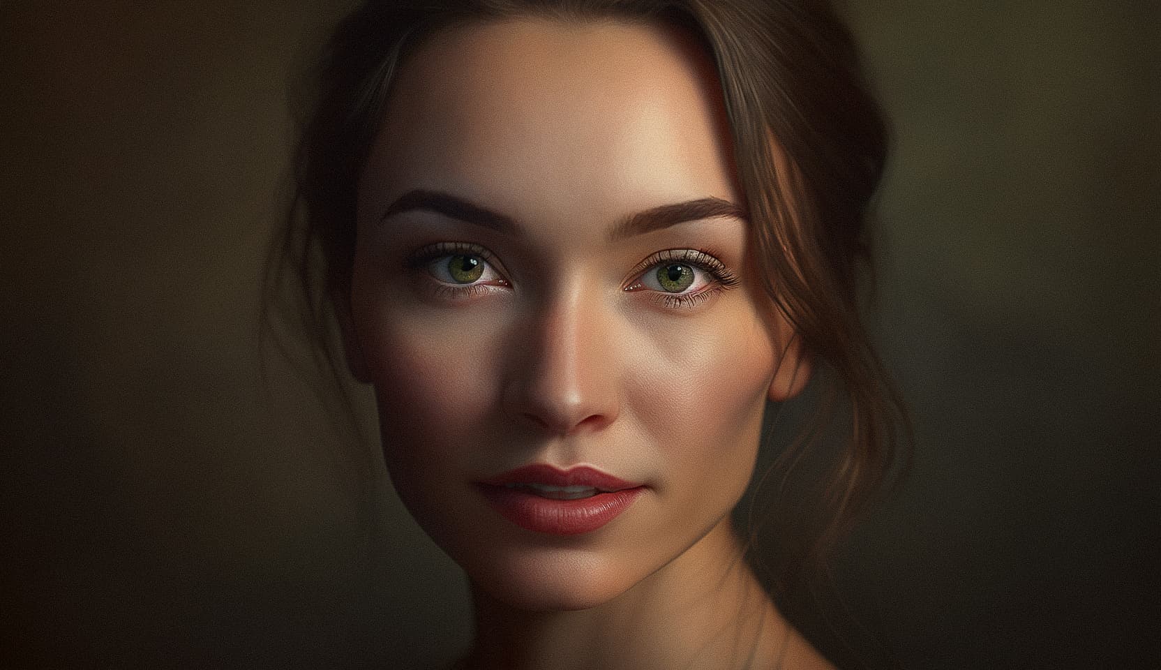Portrait shot with side lighting Midjourney style | Andrei Kovalev's ...