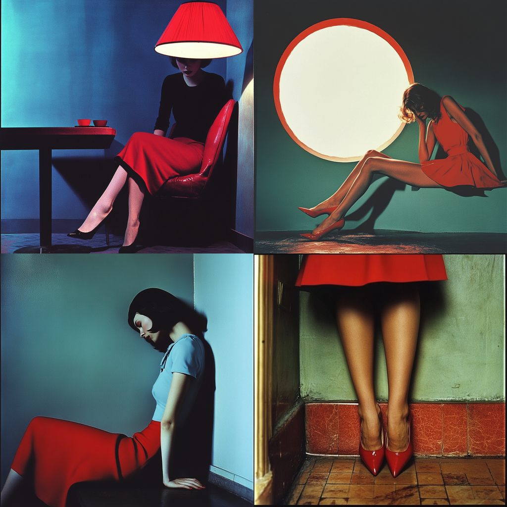 Guy Bourdin Midjourney style | Andrei Kovalev's Midlibrary