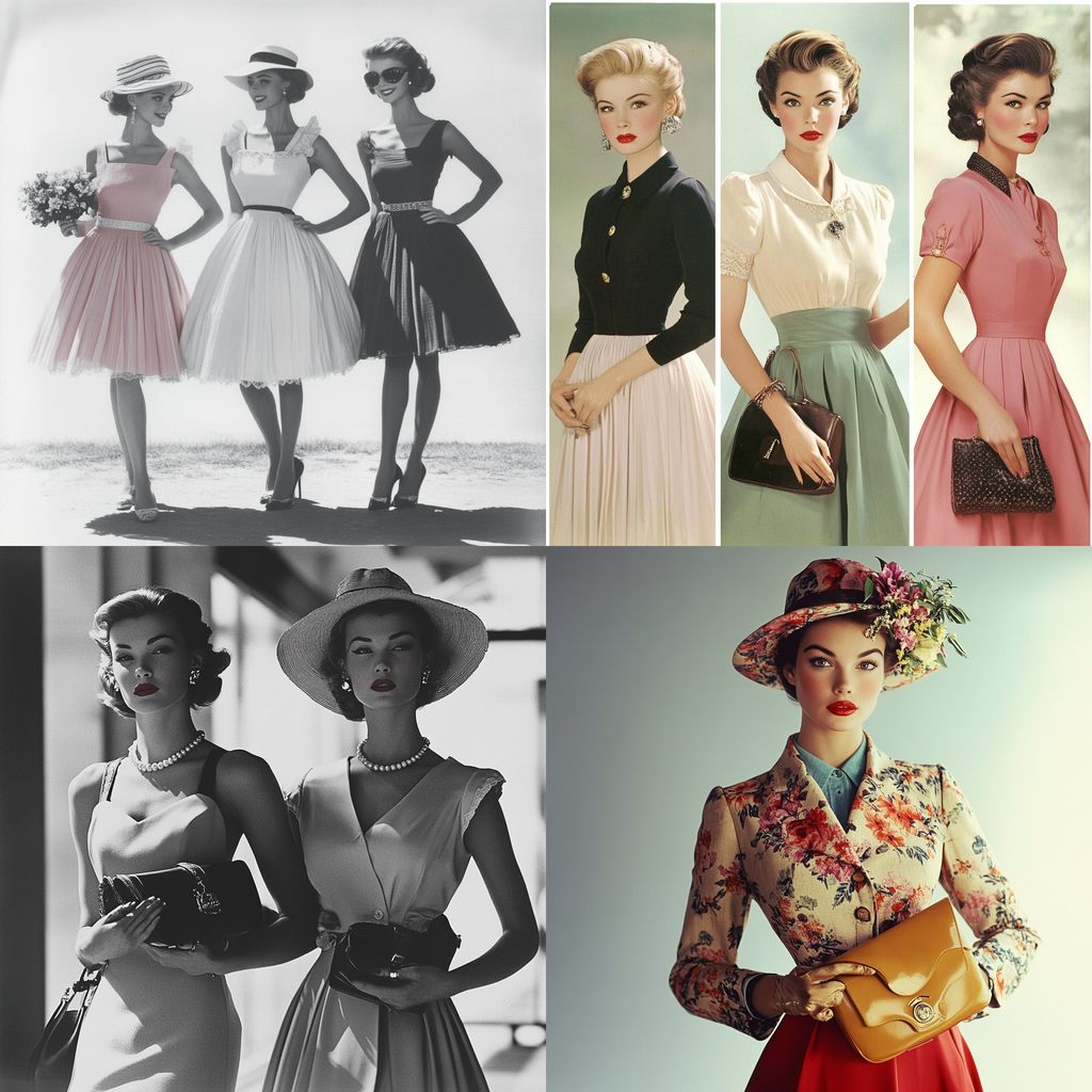 1950s fashion Midjourney style | Andrei Kovalev's Midlibrary