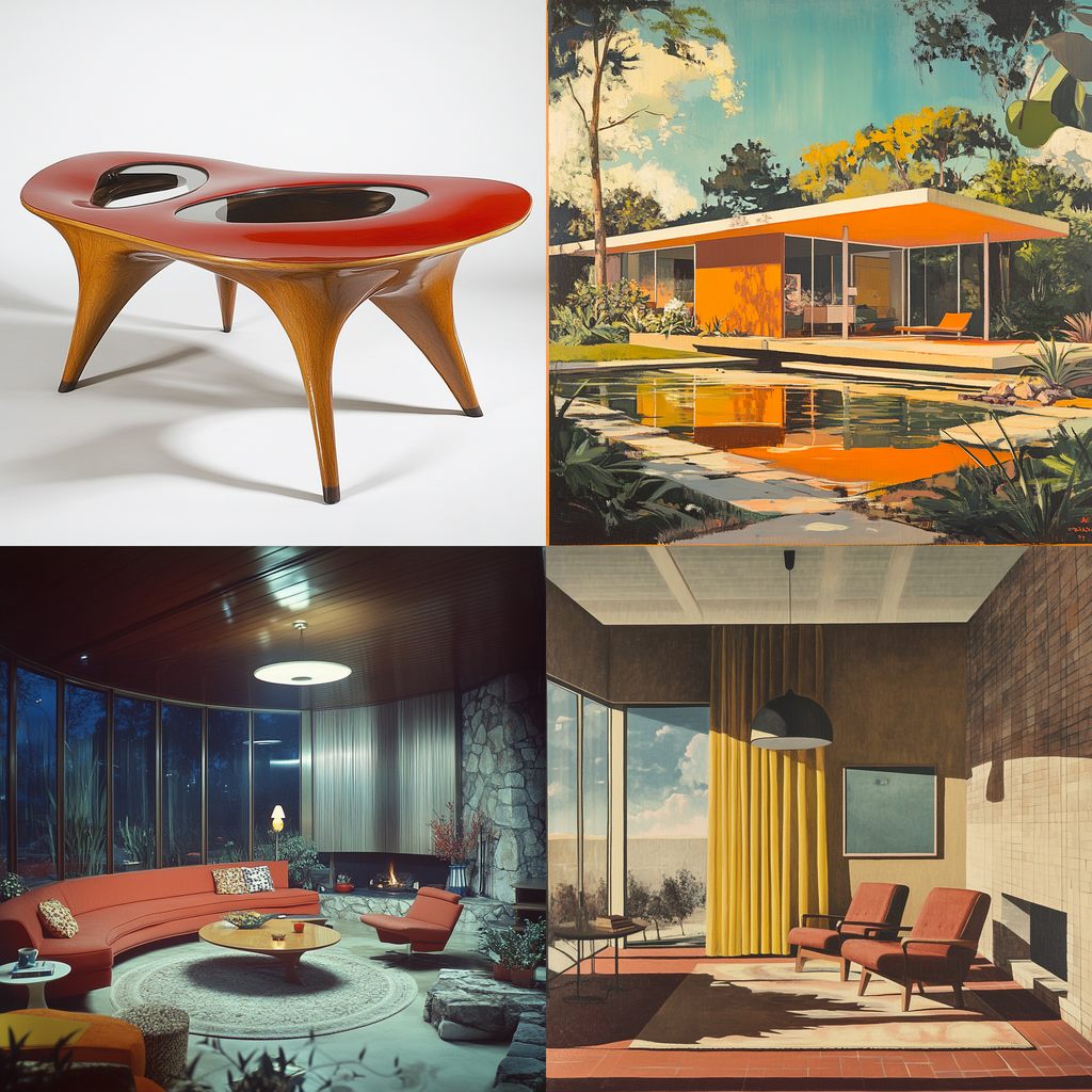 Mid-century modern Midjourney style | Andrei Kovalev's Midlibrary