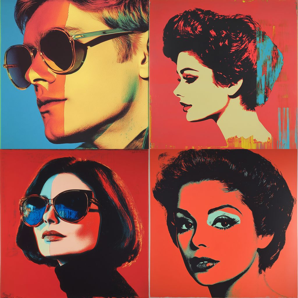 ᾖὖὢAndy Warhol イラスト集Ῑ῏ᾡ Andy Warhol Portrait: Pop Art Icon Immortalized | Larimar