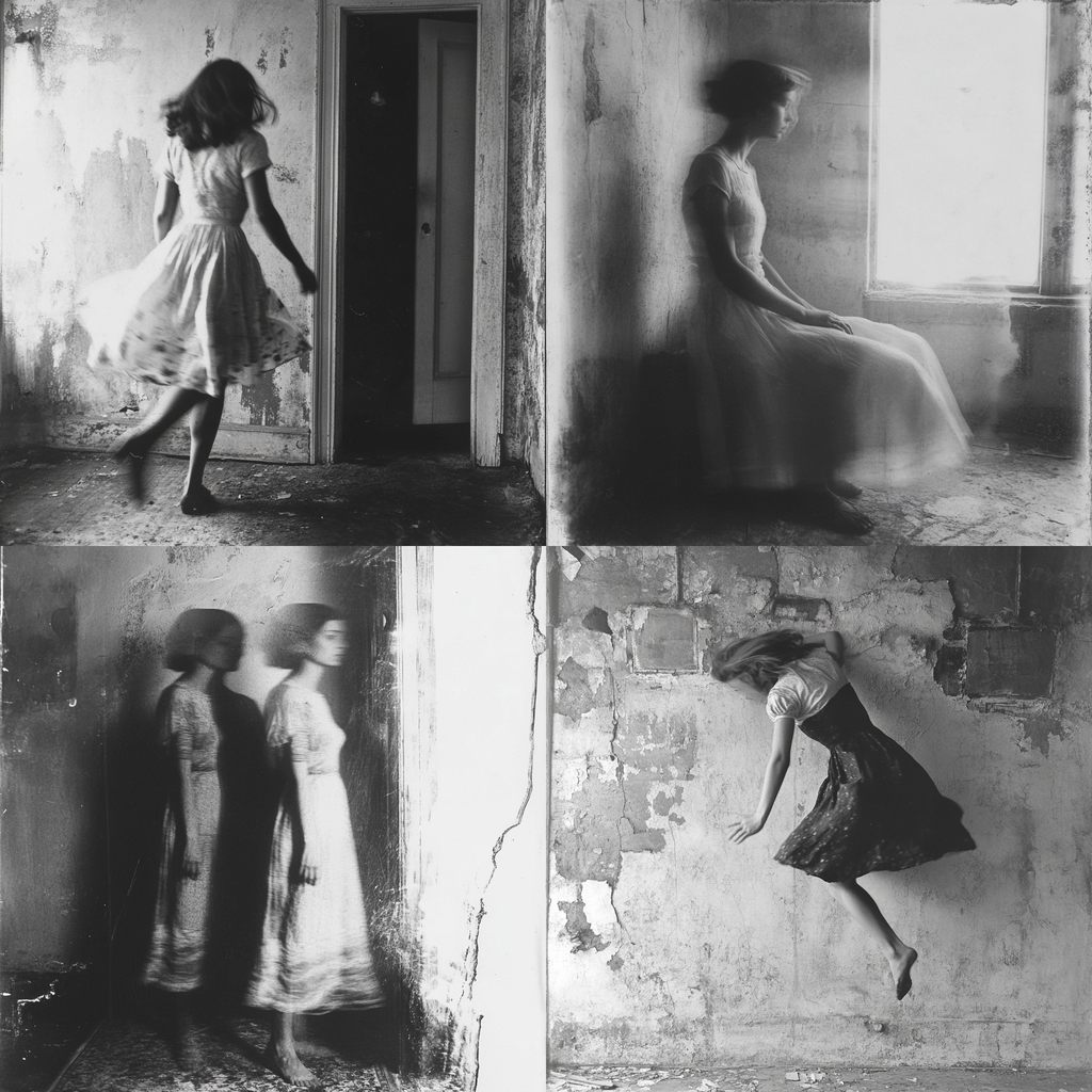 Francesca Woodman Midjourney style | Andrei Kovalev's Midlibrary