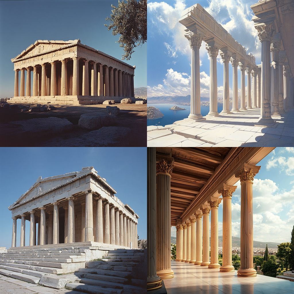 Greek architecture Midjourney style | Andrei Kovalev's Midlibrary