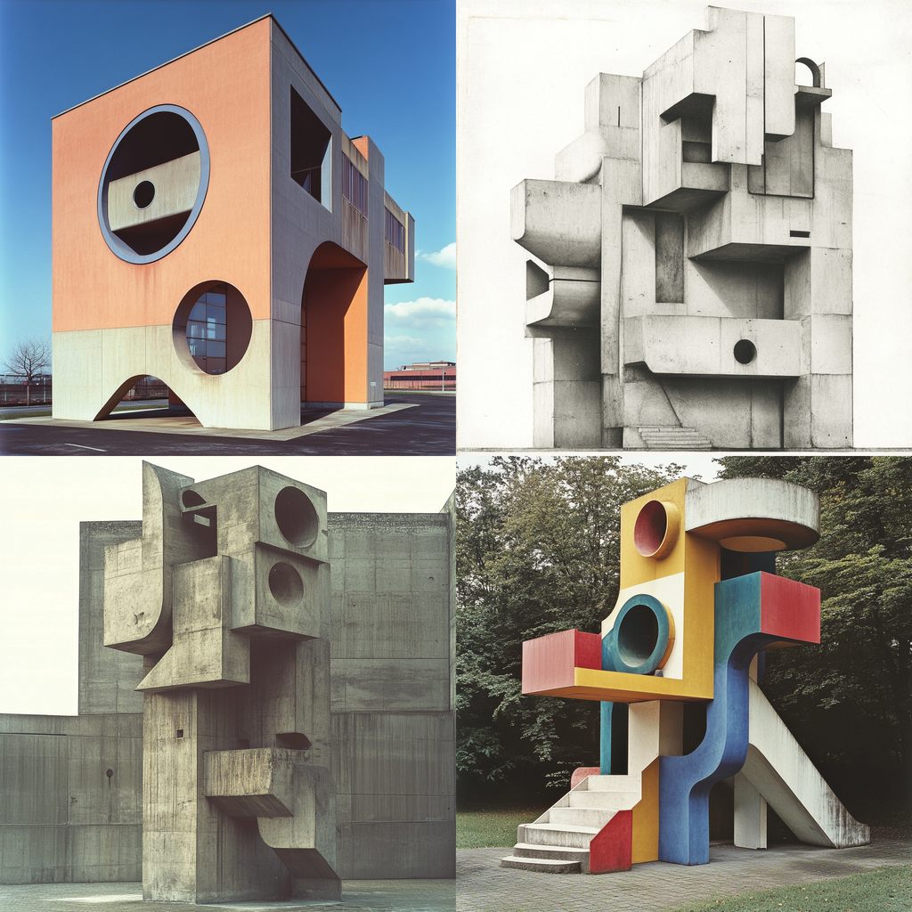 John Hejduk Midjourney style | Andrei Kovalev's Midlibrary