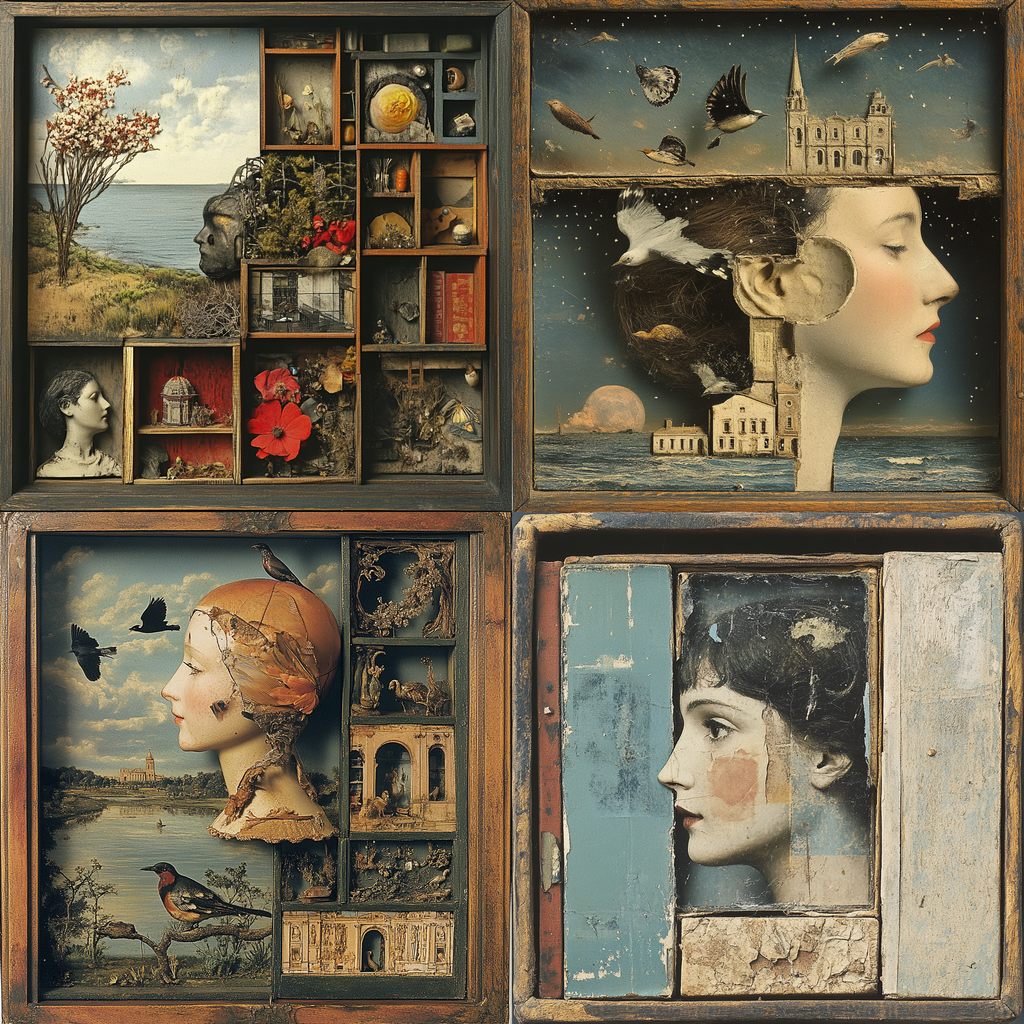 Joseph Cornell Midjourney style | Andrei Kovalev's Midlibrary