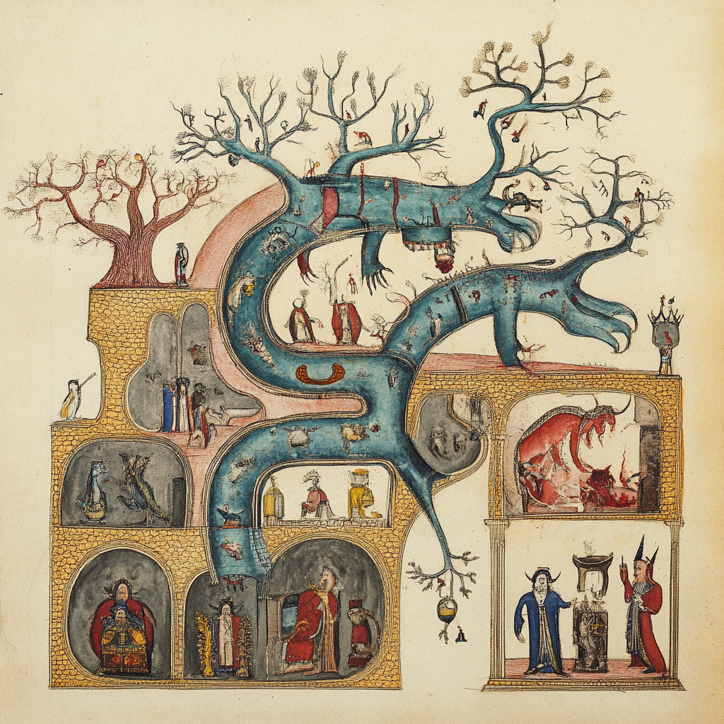 Aberdeen Bestiary Midjourney AI style | Titles | Midlibrary