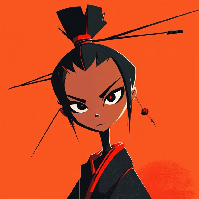 Samurai Jack Midjourney AI style | Titles | Midlibrary