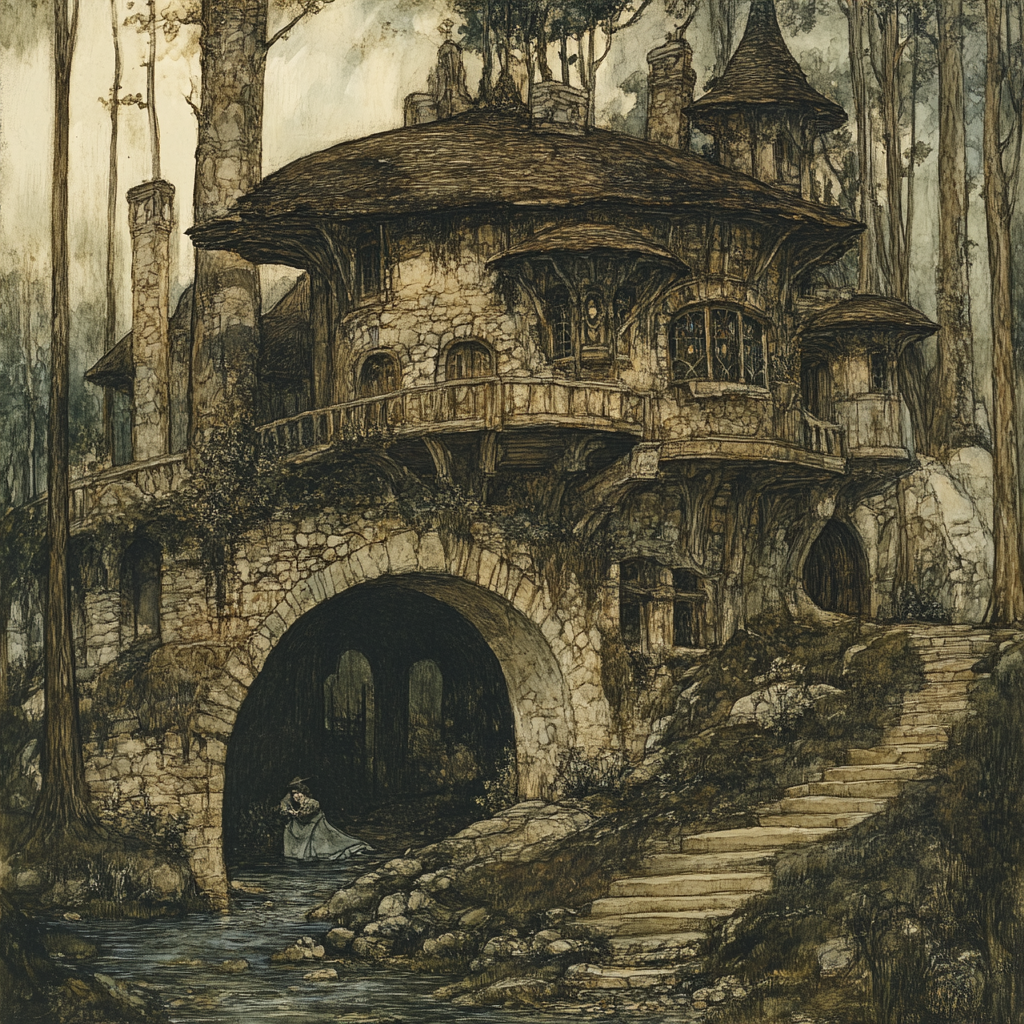 Arthur Rackham Midjourney AI style | Illustrators | Midlibrary