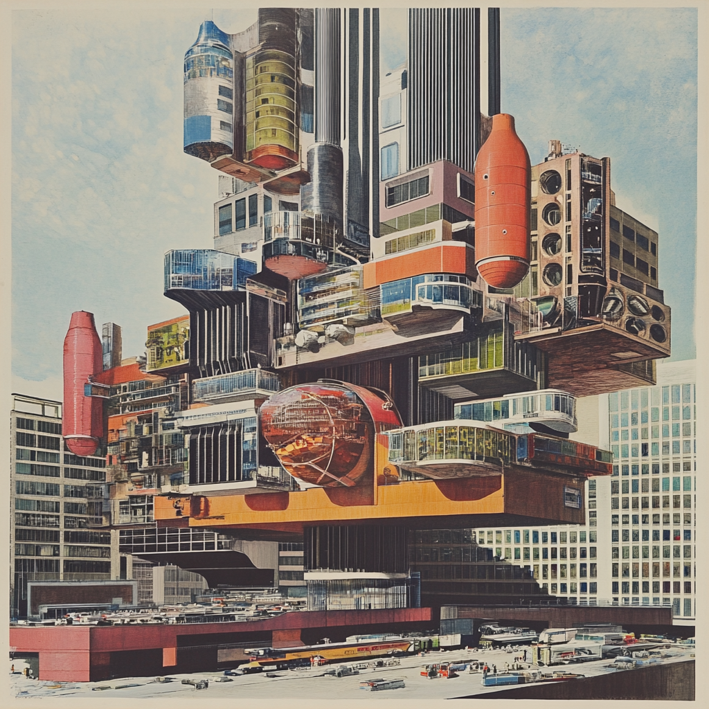 Peter Blake Midjourney AI style | Illustrators | Midlibrary