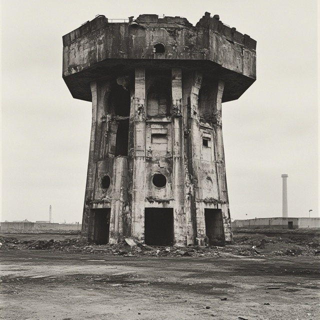 Hilla Becher Midjourney AI style | Photographers | Midlibrary