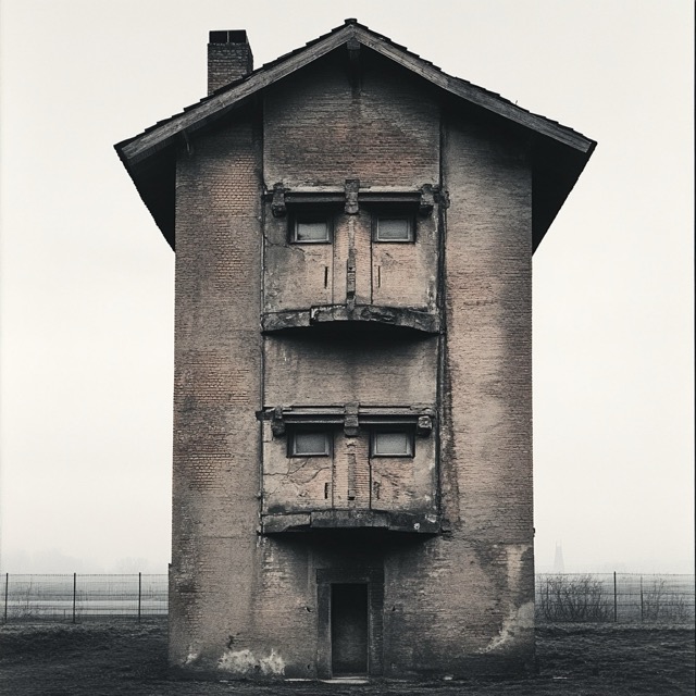 Hilla Becher Midjourney AI style | Photographers | Midlibrary