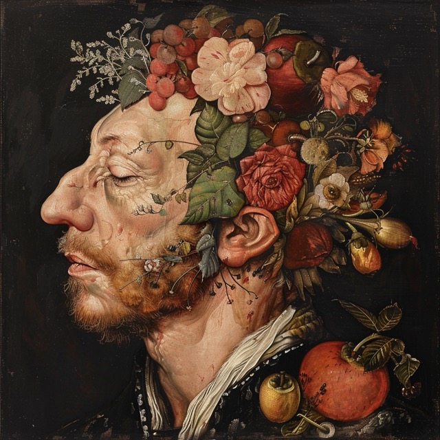 Giuseppe Arcimboldo Midjourney AI style | Painters | Midlibrary