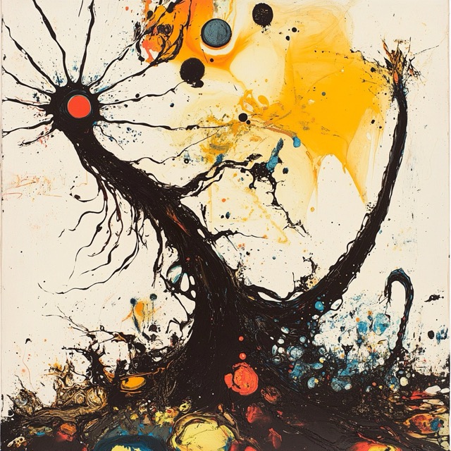 John Olsen Midjourney AI style | Painters | Midlibrary
