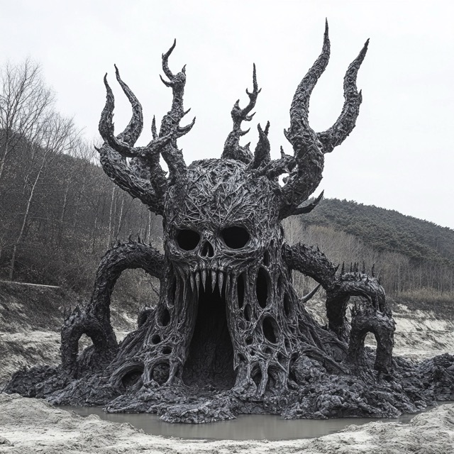Lee Jae-Hyo Midjourney AI style | Sculptors + Installation Artists | Midlibrary
