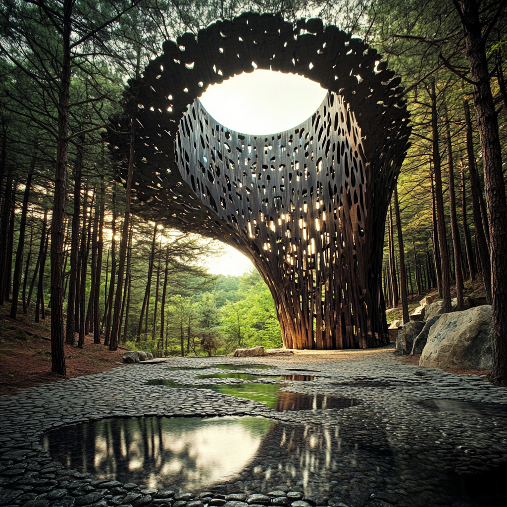 Lee Jae-Hyo Midjourney AI style | Sculptors + Installation Artists | Midlibrary