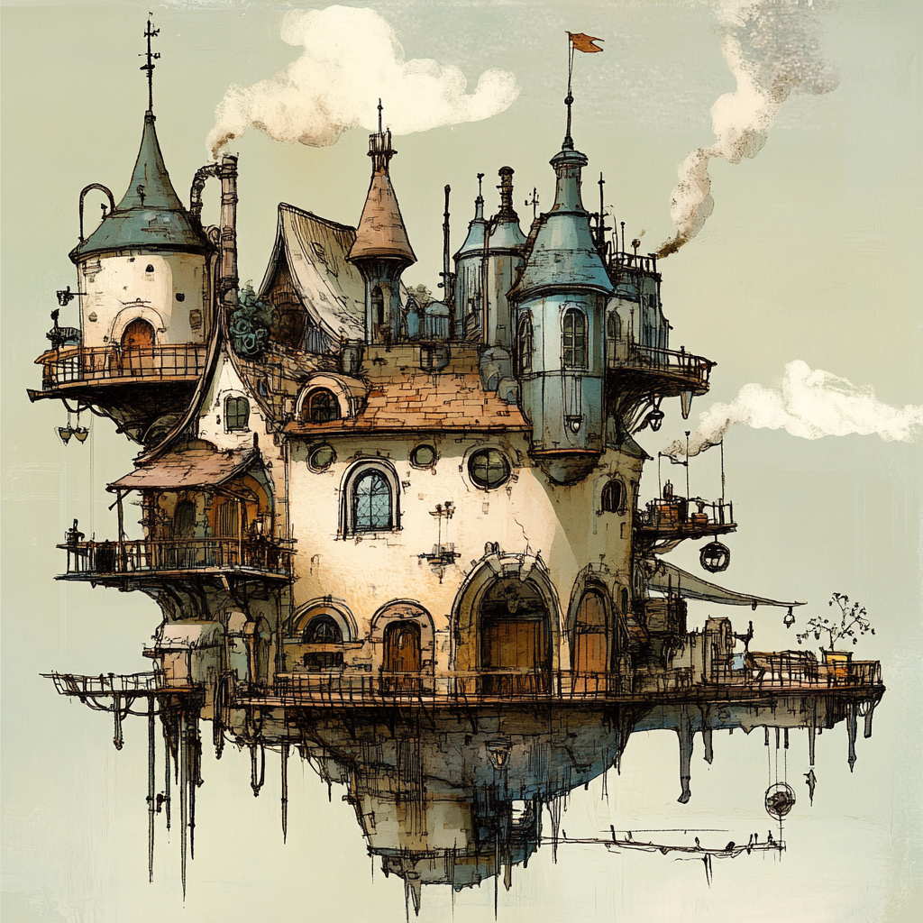 Brian Kesinger Midjourney AI style | Illustrators | Midlibrary