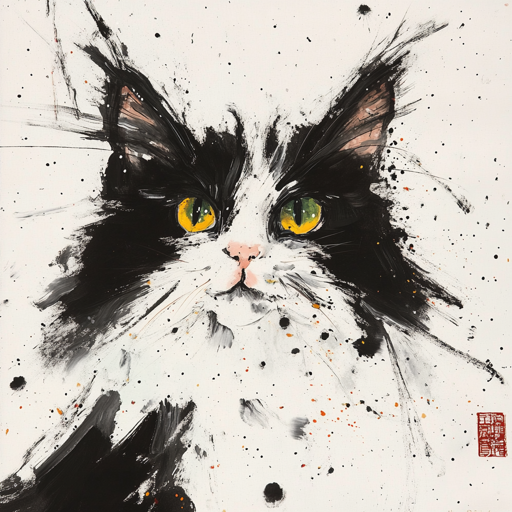 Wu Guanzhong Midjourney AI style | Painters | Midlibrary