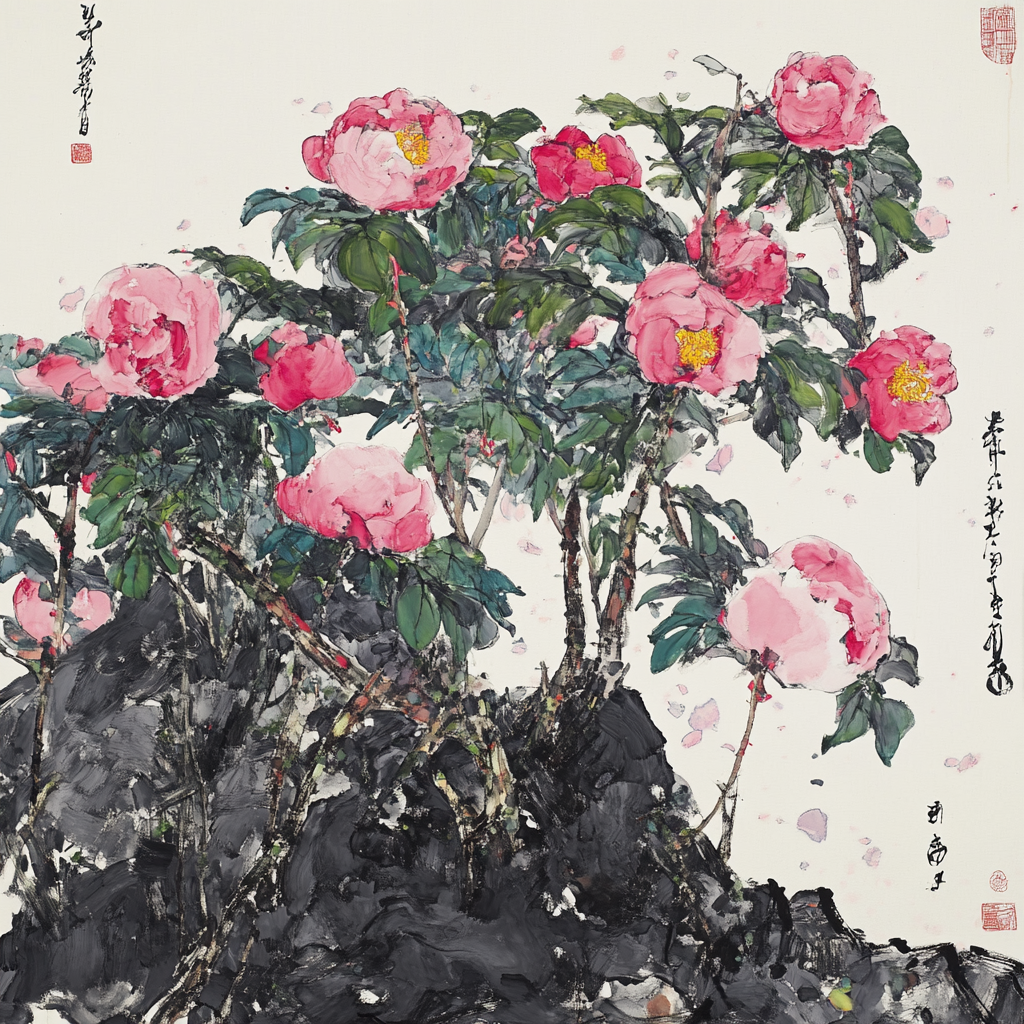 Wu Guanzhong Midjourney AI style | Painters | Midlibrary