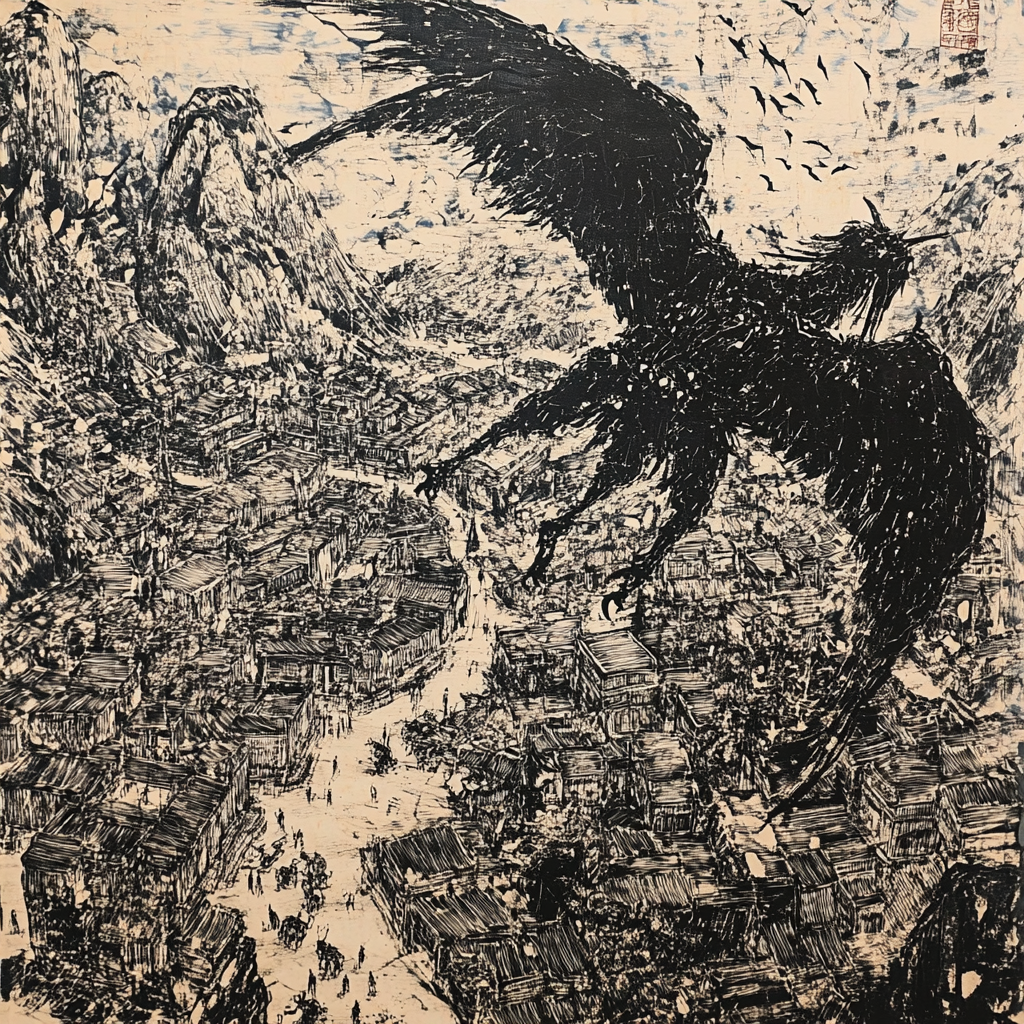 Xu Bing Midjourney AI style | Sculptors + Installation Artists | Midlibrary