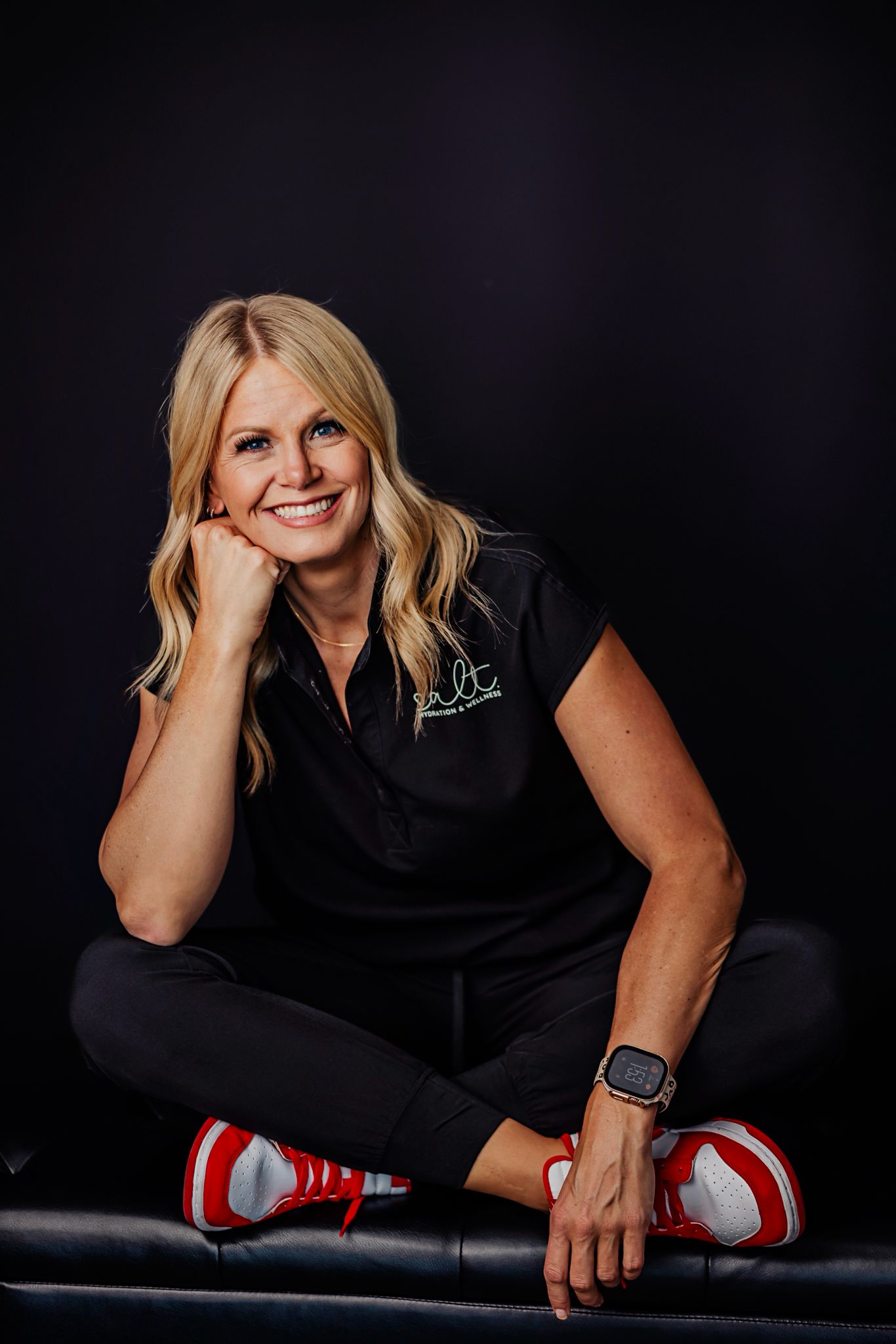 Nurse Katie Arehart providing mobile IV therapy in Idaho Falls