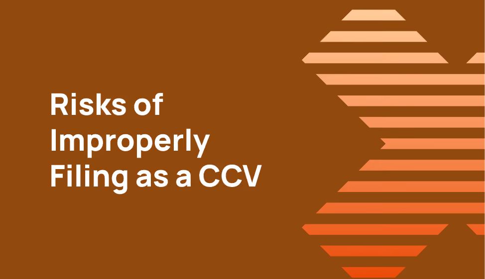 Risks of improperly filing as a commercial co-venturer