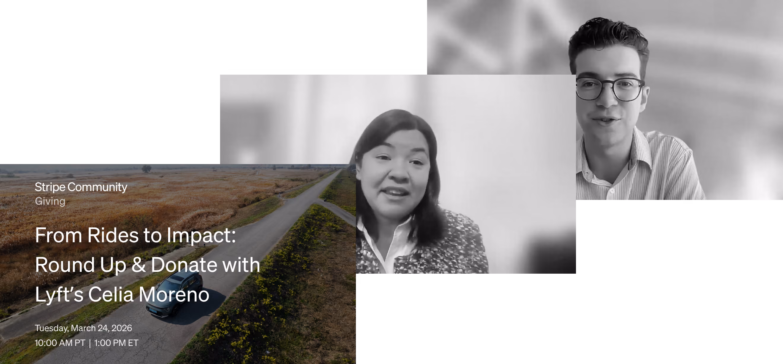 Stripe Giving Community: From Rides to Impact – Round Up & Donate with Lyft’s Celia Moreno