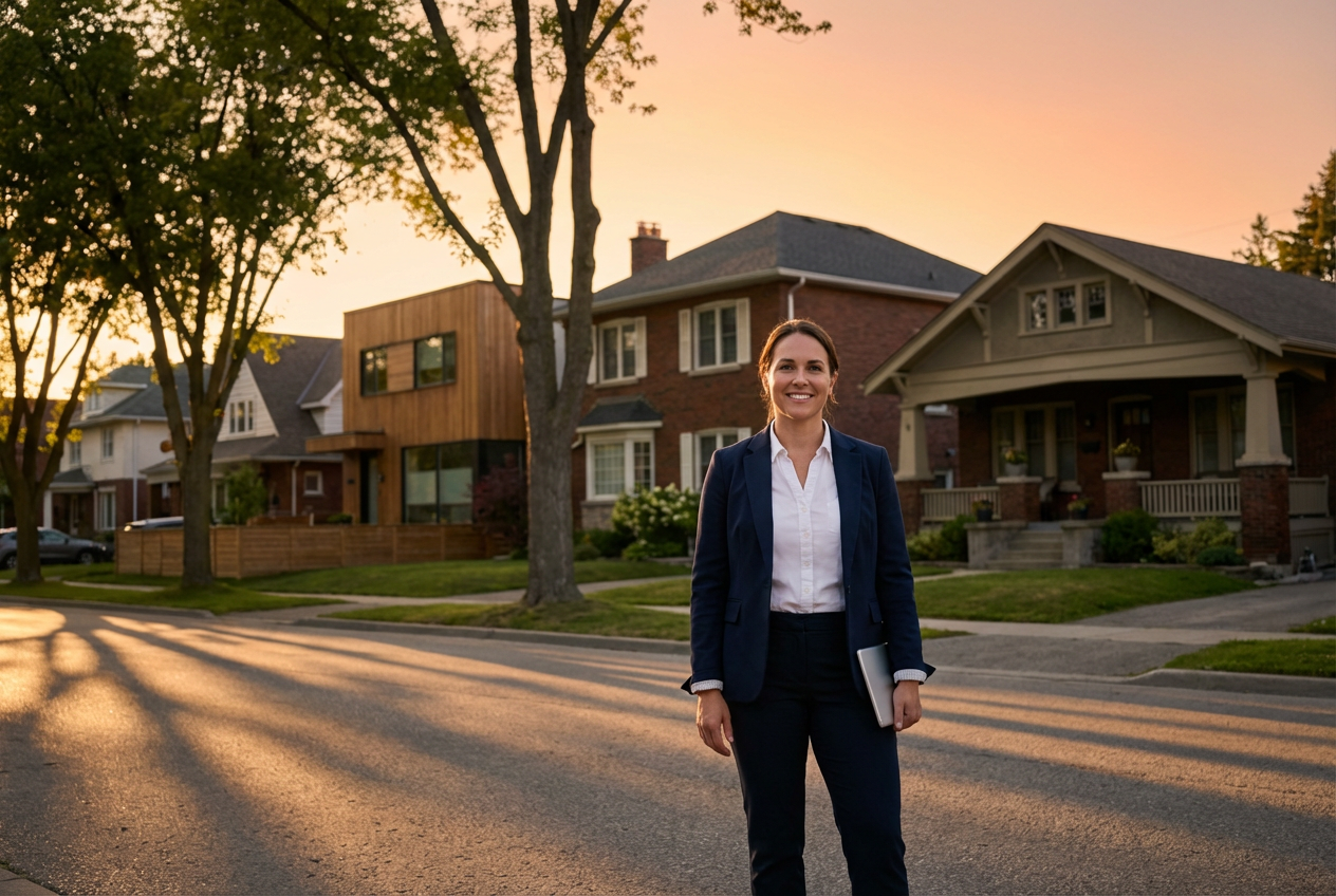 A professional woman in