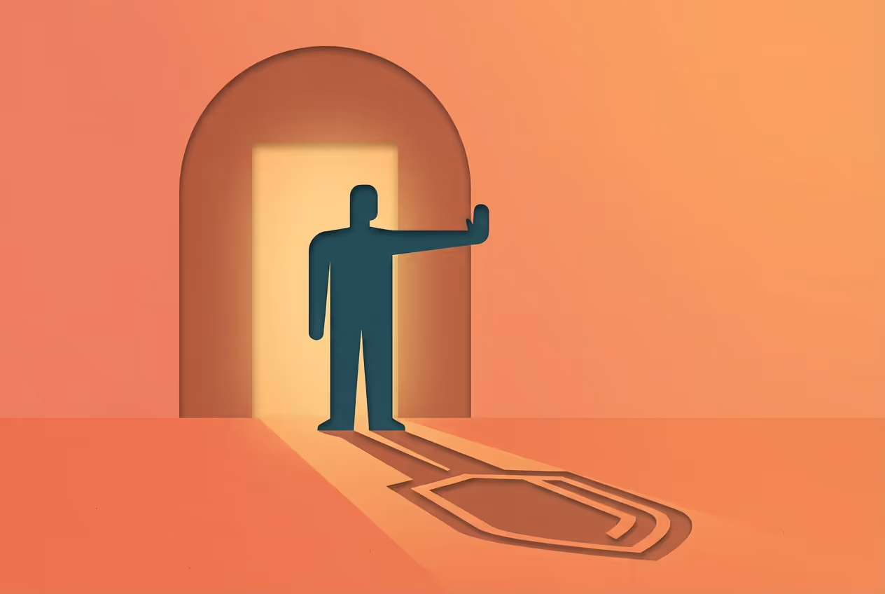 A stylized illustration of