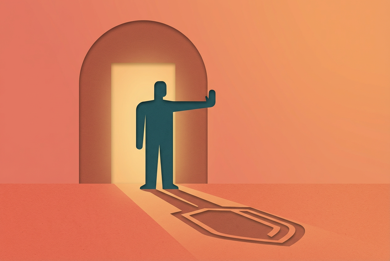 A stylized illustration of