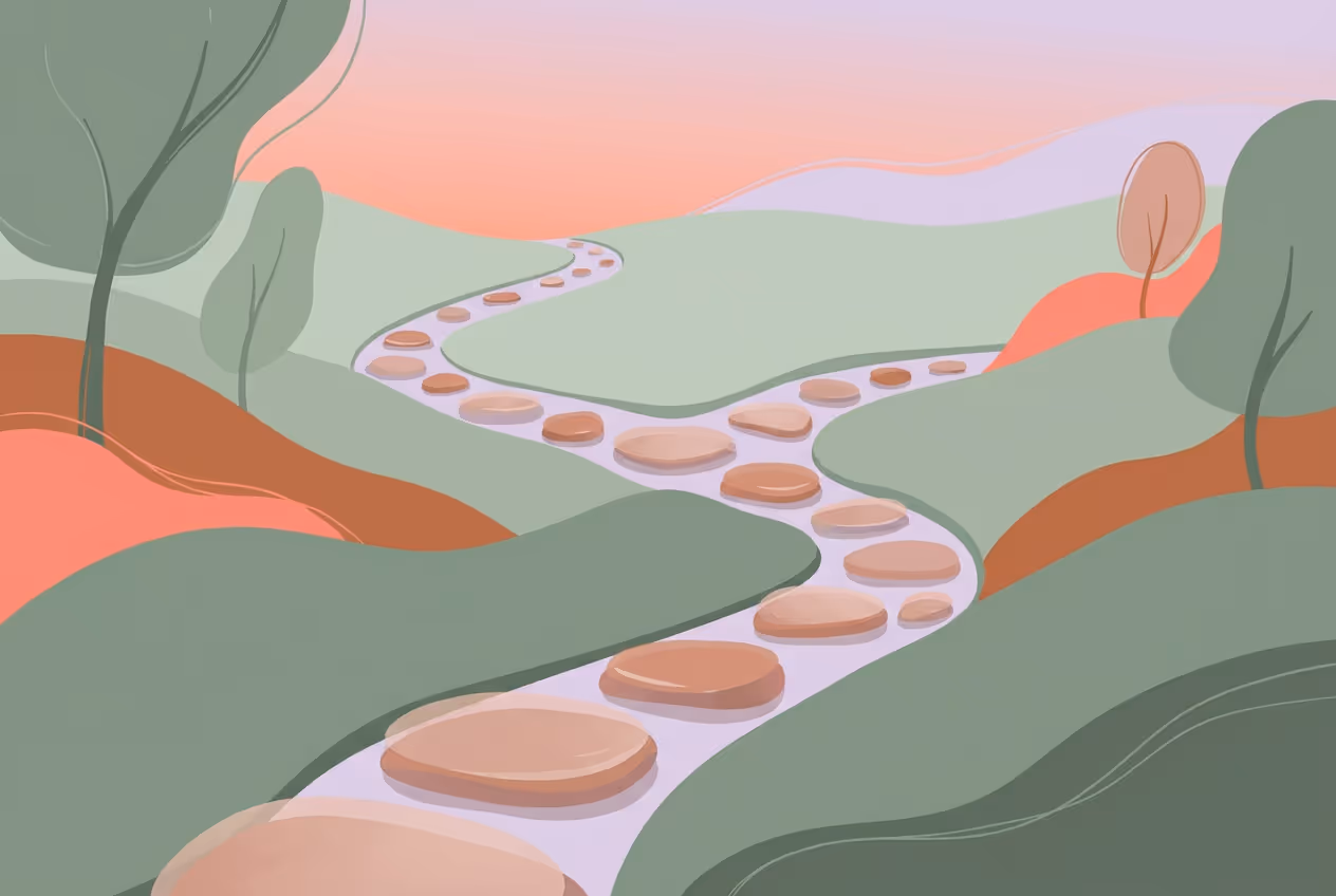 A stylized illustration of